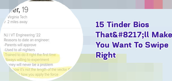 Good tinder bios reddit